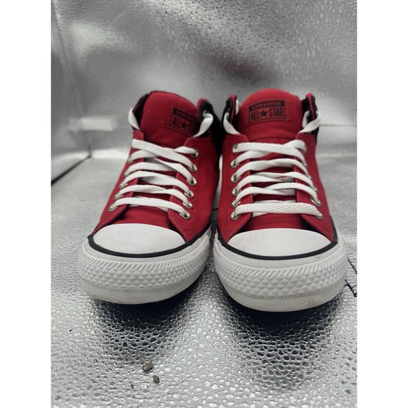 Converse Chuck Taylor All Star Street Red Black men 7 women's 9 sneakers tennis - Picture 6 of 8